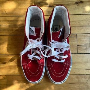 Vans- Red High Top Sneaker